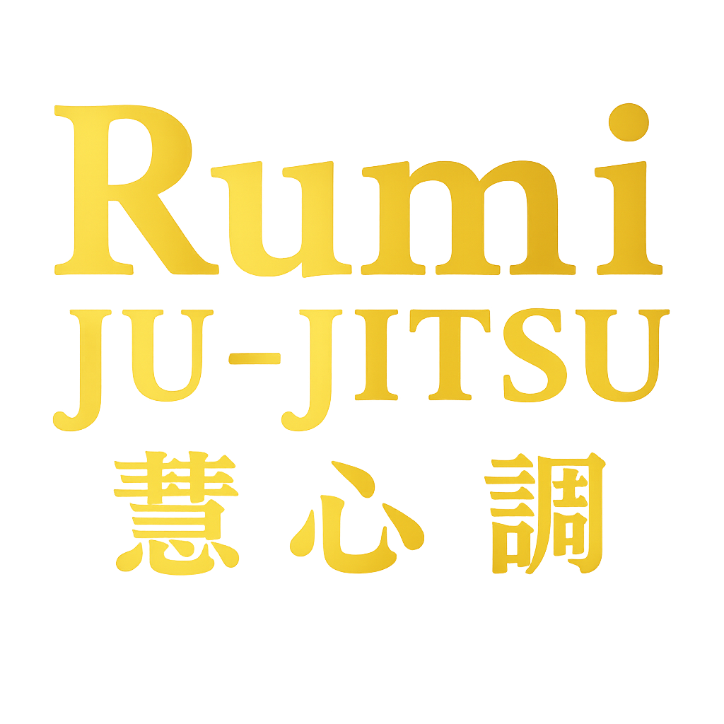 Rumi Ju-Jitsu in gold text site logo